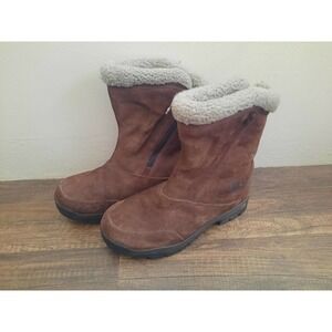 SOREL Waterfall Waterproof Brown Suede Lined Women's Boots Size 7